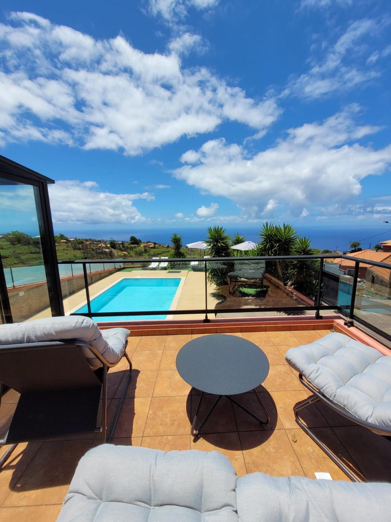 Sunset Paradise Villa With Heated Pool Calheta  Zewnętrze zdjęcie