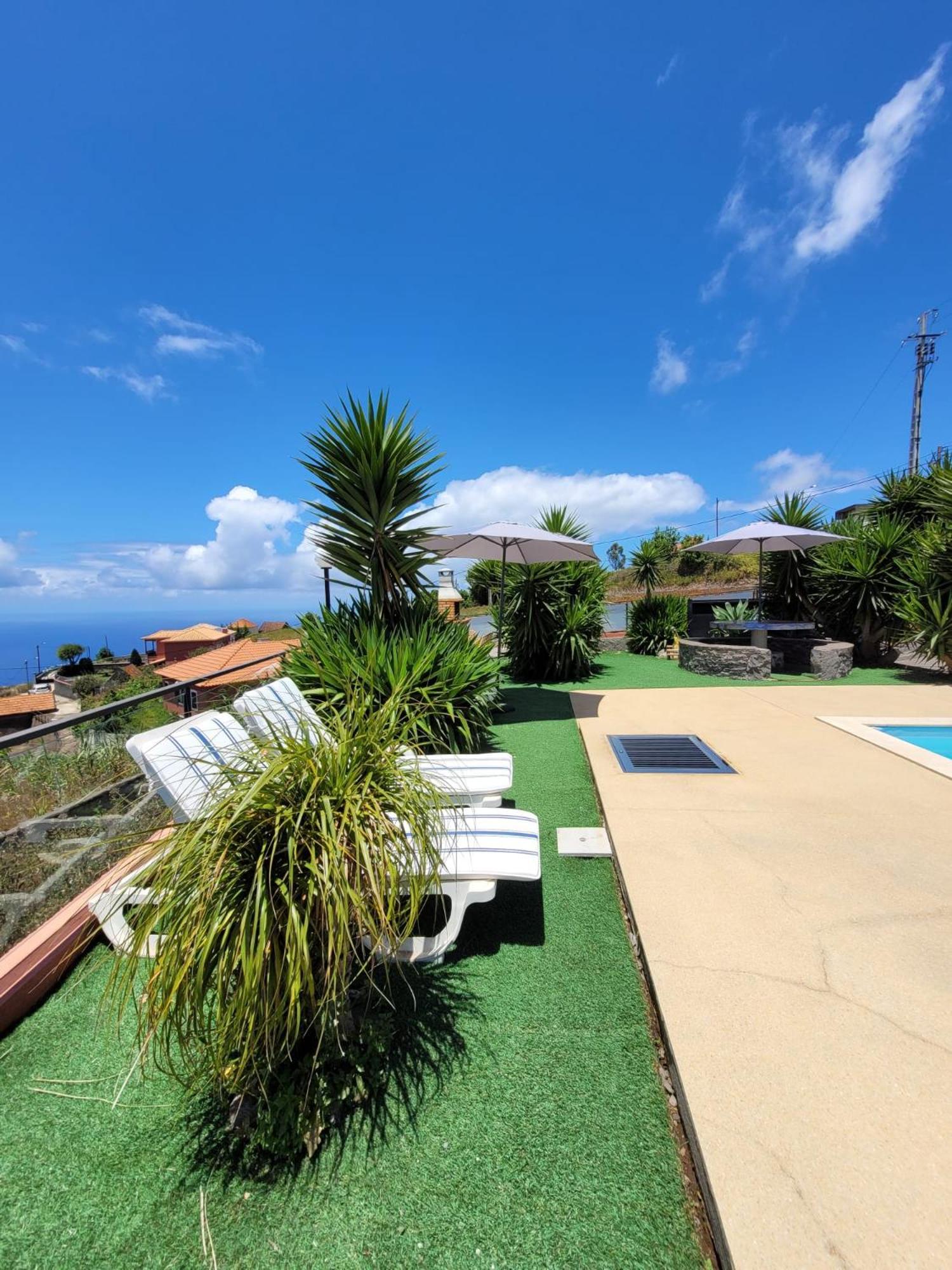 Sunset Paradise Villa With Heated Pool Calheta  Zewnętrze zdjęcie